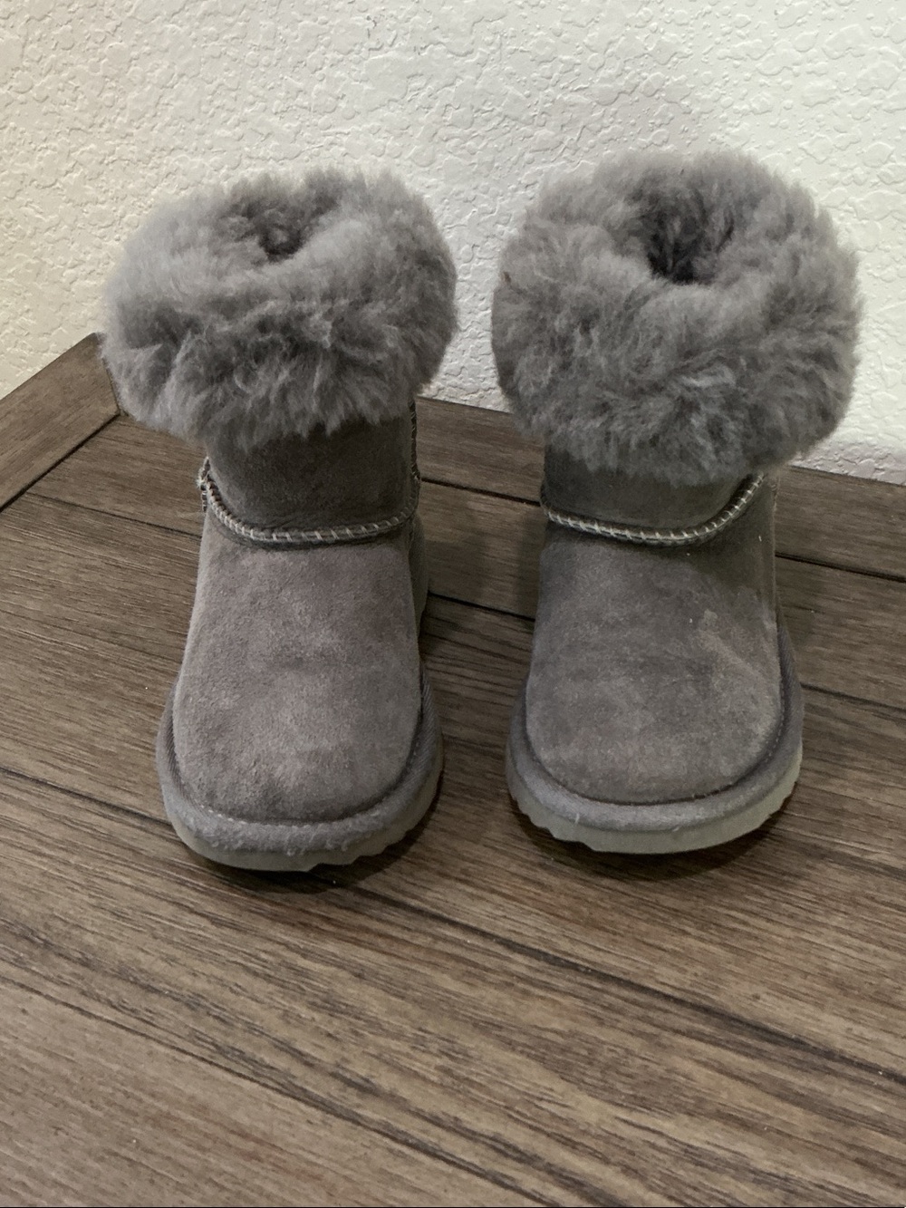 UGG Toddler Shearling Cuffed Boots